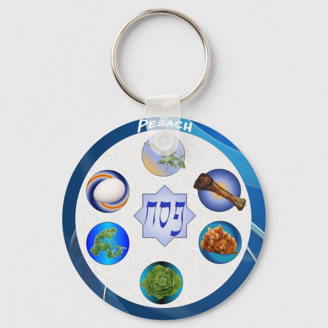 Seder Plate Schlüsselanhänger (Vorderseite)
