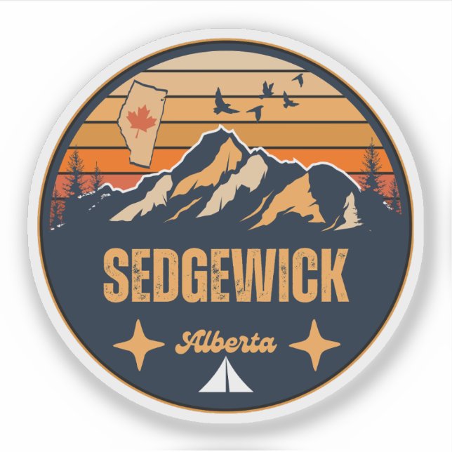 Sedgewick, Alberta Aufkleber (Vorderseite)