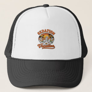 Sedierung Urlaub Retro Zahnmedizin Humor Shirt Des Truckerkappe