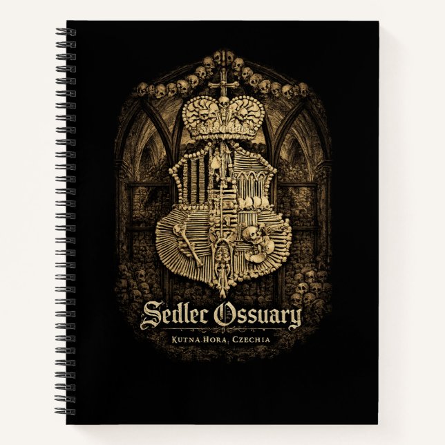 Sedlec Ossuary Notizbuch (Vorderseite)