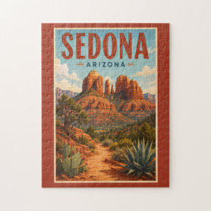 Sedona Arizona Cathedral Rock Illustration Reise