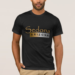 Sedona Arizona dans le T-shirt bronzage