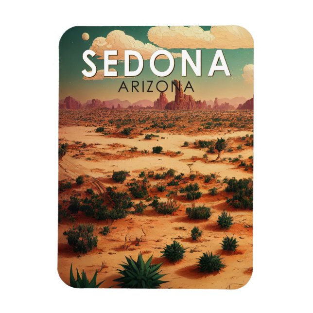 Sedona Arizona Kunstvoll wandern im Valle Verzasca Magnet (Vertikal)