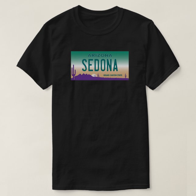 Sedona Arizona Lizenzgebirge Außenbereich Hik T-Shirt (Design vorne)