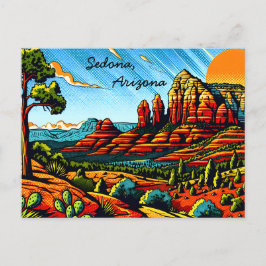 Sedona, Arizona Postkarte
