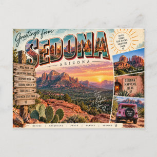 Sedona Arizona  Postkarte