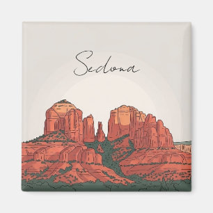 Sedona Arizona Reise Vertikal Magnet