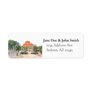 Sedona Arizona Retourner les étiquettes d'adresse