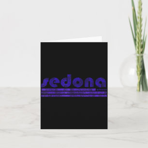 Sedona Arizona Retro Vintage verwittert Wandern Karte