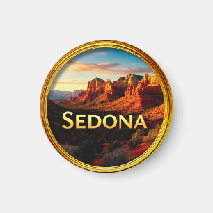 Sedona Arizona Rote Felsen Wüstenlandschaft Magnet