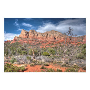 Sedona Arizona rote Felsenlandschaft Fotodruck