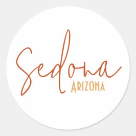 Sedona Arizona Souvenir Reise Geschenk Runder Aufkleber