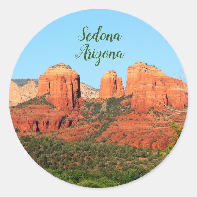 Sedona Arizona Stickers 6 pk 3" (Devant)