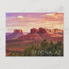 Sedona Arizona Sunset Postcard Postkarte
