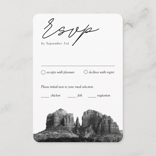 Sedona Arizona Traditionelles UAWG Begleitkarte (Vorderseite)