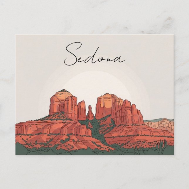 Sedona Arizona Travel Vertical Postkarte (Vorderseite)