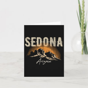 Sedona Arizona Vintages Gebirge Karte