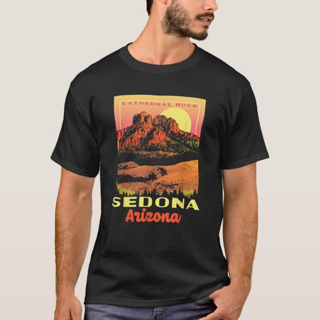 Sedona Arizona Vintages WPA Kunst T-Shirt (Vorderseite)