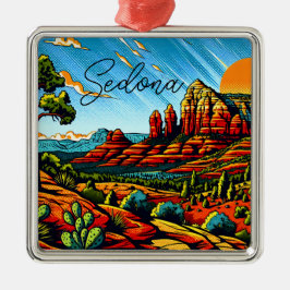 Sedona, Arizona Weihnachten Ornament Aus Metall