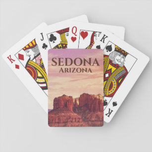 Sedona Arizona Wüste Foto Landschaft Spielkarten