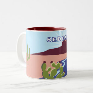 Sedona, Arizona Zweifarbige Tasse