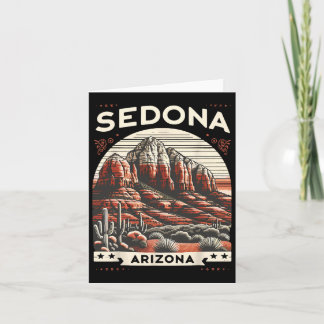 Sedona Az Wandern im Freien Berg Sedona Usa Retr Karte