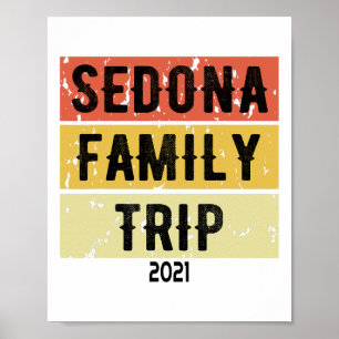 Sedona Familienausflug 2021 Fun Matching Arizona V Poster
