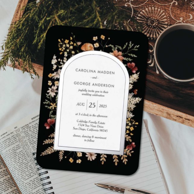 Sedona Garden Wedding Foil Invitation (Créateur téléchargé)