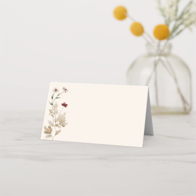 Sedona Garden Wedding Platzkarte (Vorderseite)