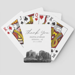 Sedona Gastgeschenk Hochzeit Custom Vielen Dank Spielkarten