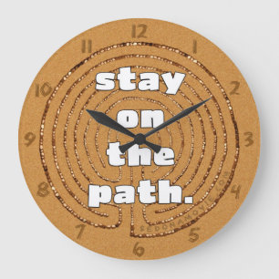 Sedona Movie Stay On The Path Clock Große Wanduhr