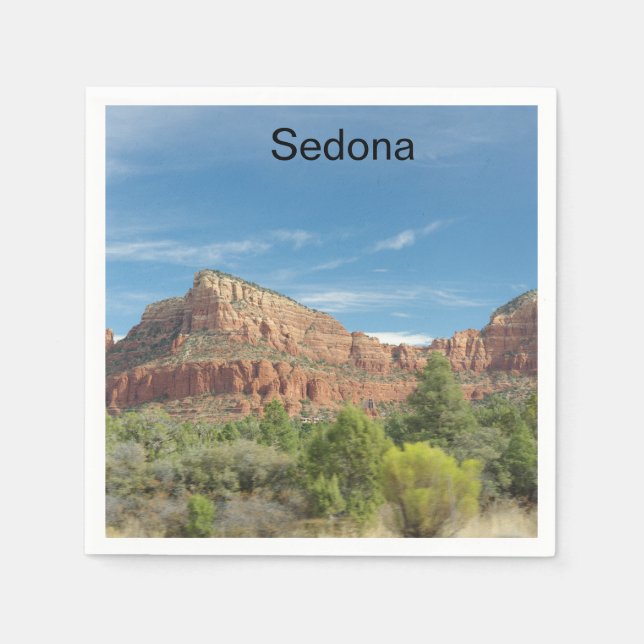 Sedona Red rocks Serviette (Vorderseite)