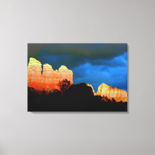 Sedona rote Felsen wickelten Leinwand ein