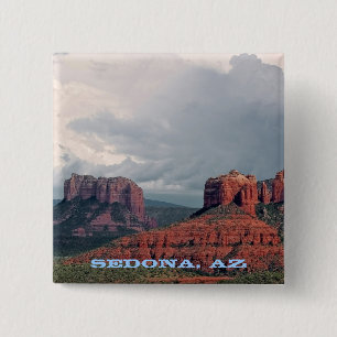 Sedona rotes Felsen-Button Button