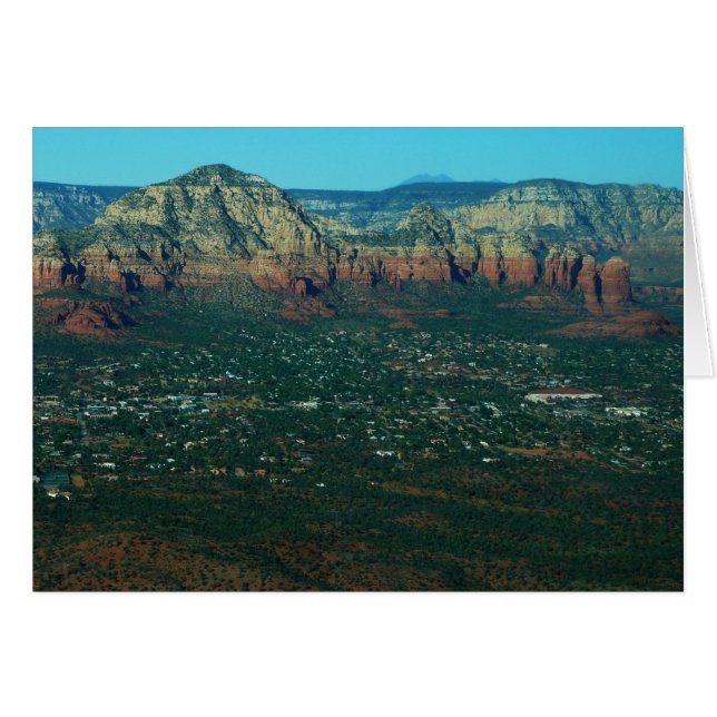 Sedona und Coffee Pot Rock aus der Luft (Vorderseite (Horizontal))