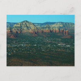 Sedona und Coffee Pot Rock von oben Postkarte