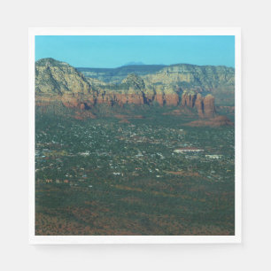 Sedona und Coffee Pot Rock von oben Serviette