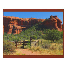 Sedona View Imitate Canvas Print