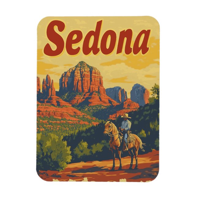 Sedona Vintag Magnet (Vertikal)