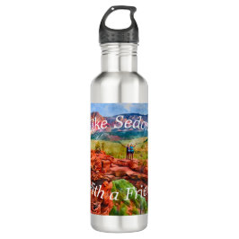 Sedona Wandern mit Freunden Edelstahlflasche