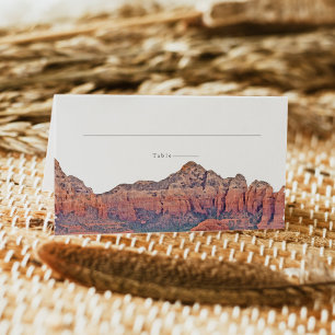 SEDONA Watercolor Desert Mariage Cartes de Place