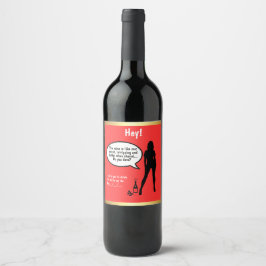 Seduce Him with Custom Wine Labels! Weinetikett