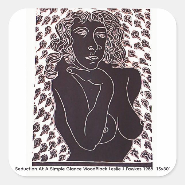 Seduction At A Simple Glance 7.6cm stickers  (Vorderseite)