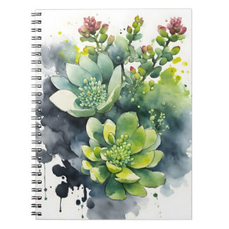 Sedum - Cahier de fleurs à l'aquarelle