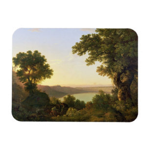See Albano, Italien, 1777 (Öl auf Leinwand) Magnet