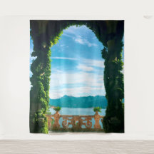 See am Comer See Italien Wandbild Fotohintergrund