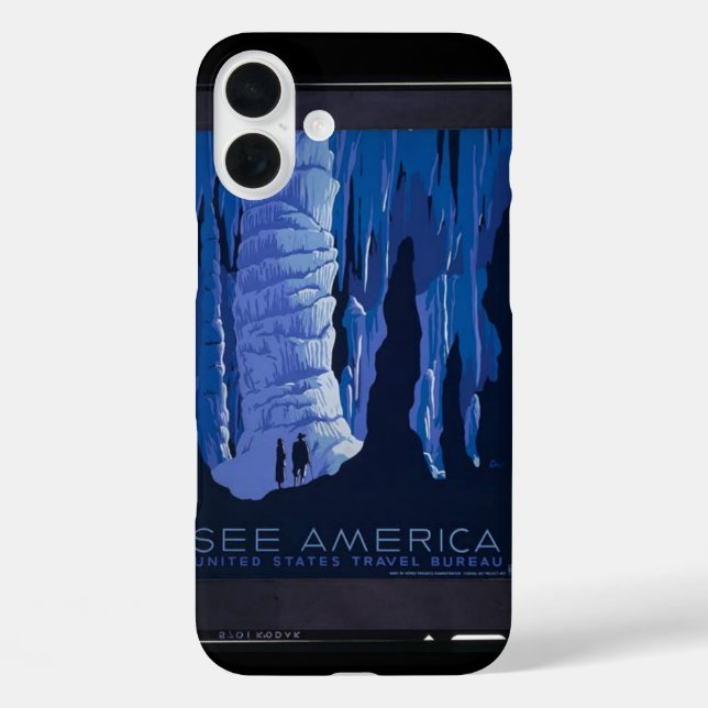 "See America" iPhone 16 Plus Hülle (Rückseite)