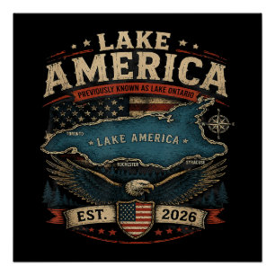 See Amerika USA Zuvor Lustig Patriotisch Poster
