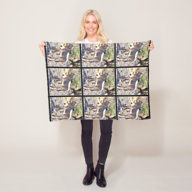 See-angenehme Esel-Fleece-Decke Fleecedecke (Beispiel)