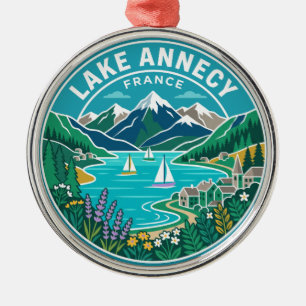 See Annecy Frankreich Ornament Aus Metall